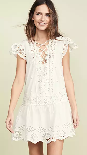Esperanza eyelet mini dress outlet