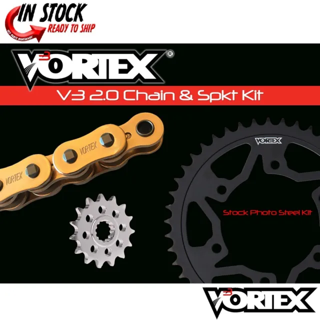 Yamaha FZ09 15-17 Vortex 520 Chain and Sprocket Kit 15-45 Tooth CKG6449