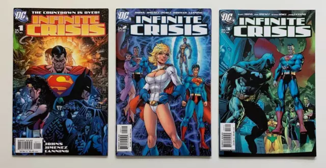 Infinite Crisis #1 to 7 complete (DC 2005) KEY 1st Jamie Reyes, 1st Blue Beetle.