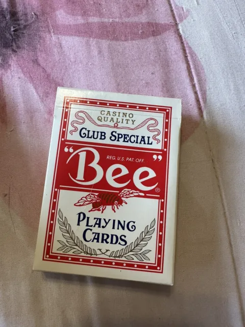 Bee 92 Red Club Special Las Vegas Club Standard Playing Cards Used