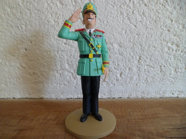 FIGURINE TINTIN COLLECTION Officielle N° 37 LE COLONEL SPONSZ CONTRARIÉ