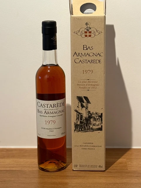 Castarède Bas Armagnac 1979 500ml 40% BAS ARMAGNAC CASTAREDE 1979