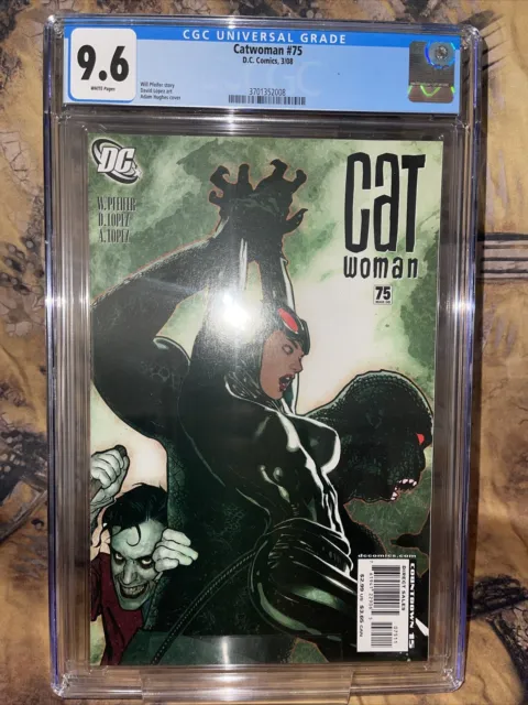 Catwoman #75  Cgc 9.6 - White Pages Adam Hughes Cover