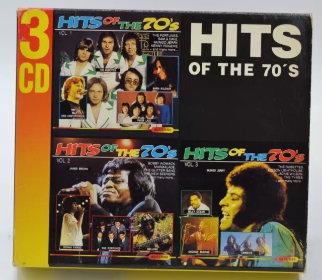 Coffret 3CD - Hits Of The 70's - cd