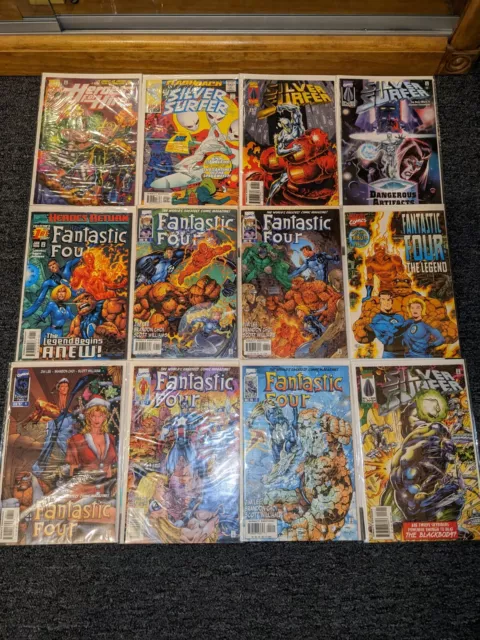 Comics 27 Marvel Lot Fantastic Four Silver Surfer Heroes for Hire More