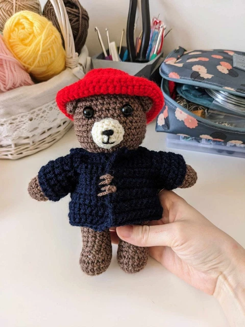 Peluche Dracaufeu Fait Main Au Crochet – Laine, Neuf, Fabrication Française