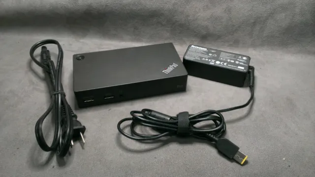 LENOVO ThinkPad USB 3.0 Pro Dock 40A7 Station Accueil + AC Adaptador  ADLX45DLC3A