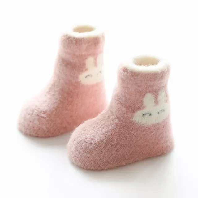 3 pares de calcetines de invierno para bebés niños dibujos animados niños antideslizantes niñas calcetines transpirables