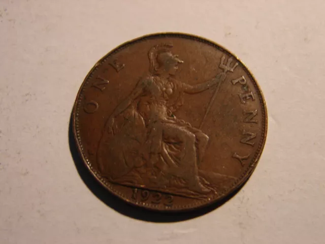 Royaume Uni. One Penny 1922. Georges V.