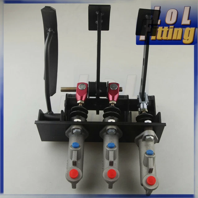 Heavy Duty Bias Pedal Box Hydraulic Clutch Brake Race Rally