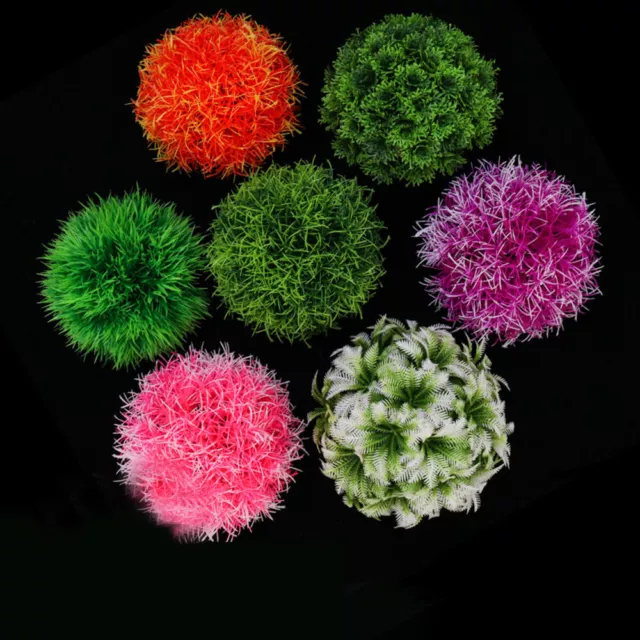 1pc Simulated Water Grass Ball Fish Tank Landscaping Pendant Aquarium Decor