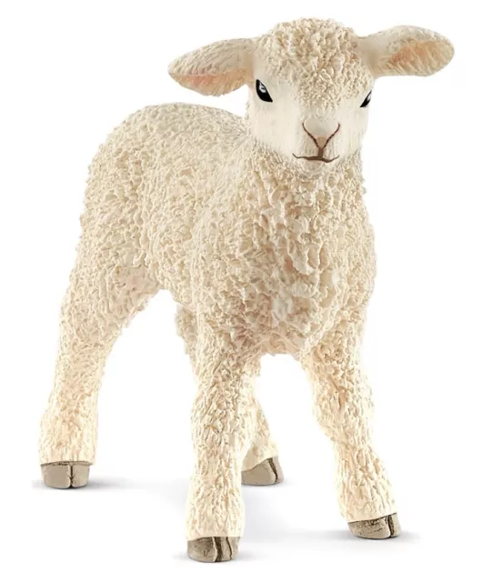 Schleich Schaf Lamm Figur 13883 - Neuwertig, Top Zustand in OVP - Farm World #1