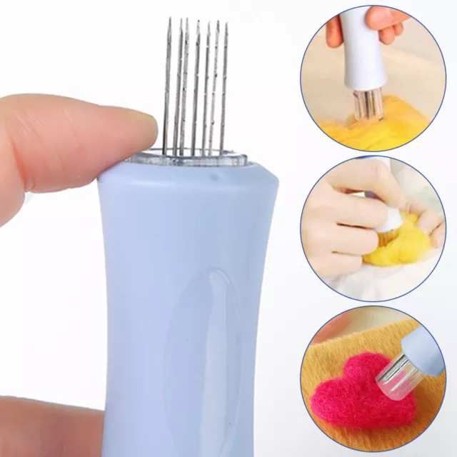 2pcs For Beginners Portable Stitch Wool Craft Needle Felting Tool Patchwork DIY