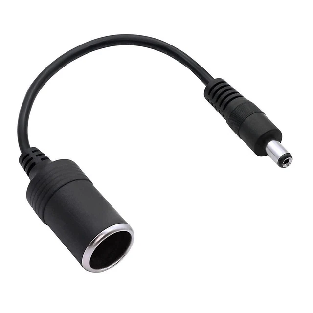 Caricabatterie auto vestibilità universale nero DC5.5 spina e presa trasferimento sedili