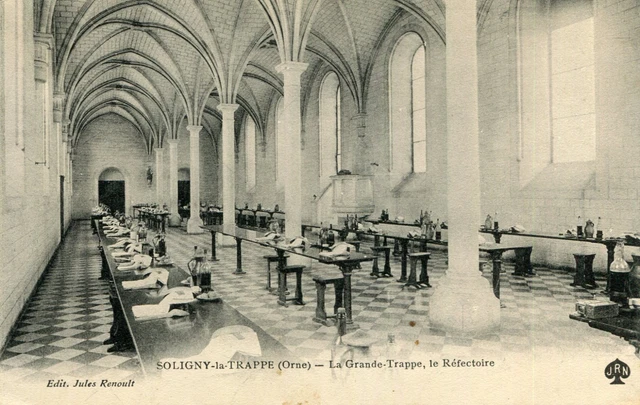 Carte SOLIGNY LA TRAPPE La Grande Trappe Le Réfectoire