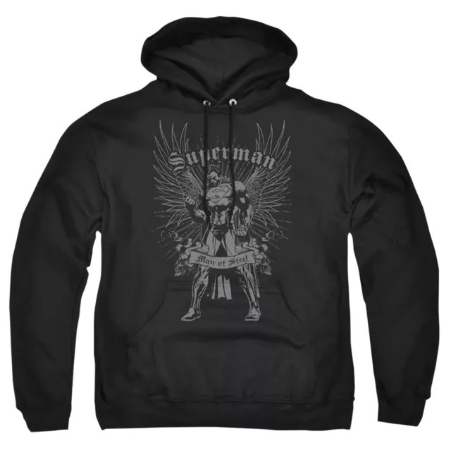 Superman "Steel" Pullover Hoodie, Sweatshirt or Long Sleeve T-Shirt