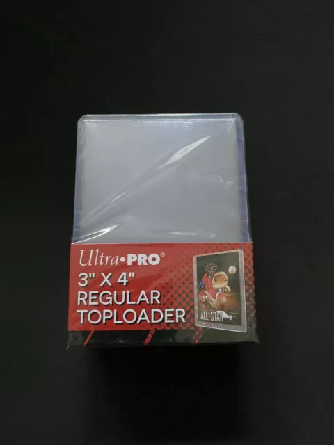 Ultra Pro 3"x4" Regular Toploader Pack (25 pcs) Sealed MTG MAGIC POKEMON YUGIOH