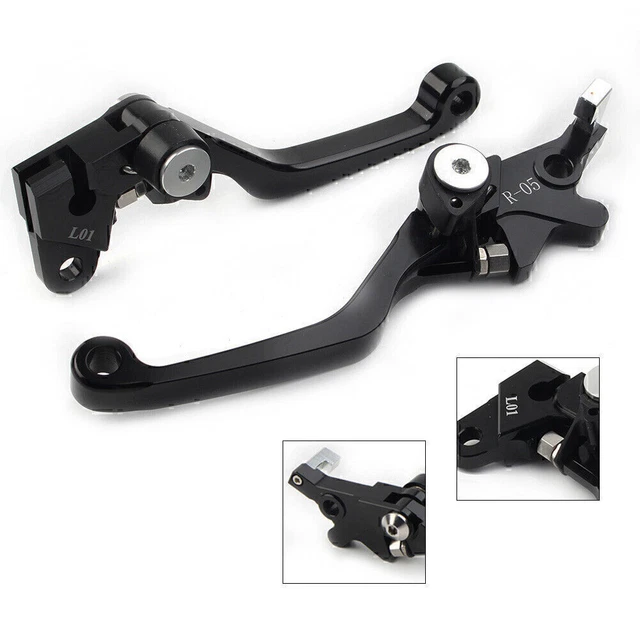 1 paio leva frizione freno pivot CNC nero per Honda XR250 1995-2007 XR400