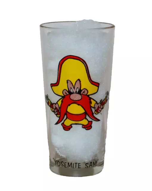 Yosemite Sam Pepsi Collector Series Brockway Glass Warner Bros 1973 BL 16 Oz