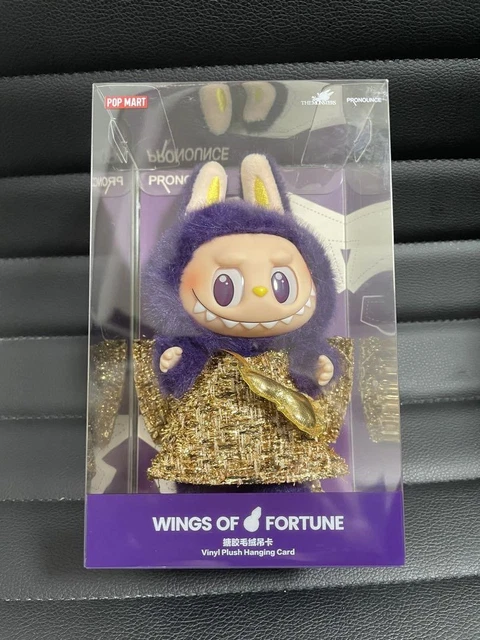 キーホルダー・アクリルキーホルダー POP MART THE MONSTERS wings of fortune LABUBU × PRONOUNCE - WINGS OF FORTUNE Vinyl Plush Hanging