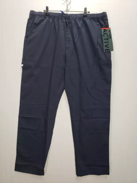Barco Scrubs Pants Mens XL Greys Anatomy Cargo Zip Fly 7 Pockets Gray NEW