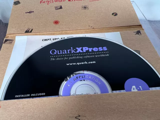 QuarkXpress 4.1 for Mac OS & Windows Desktop Publishing Design Software