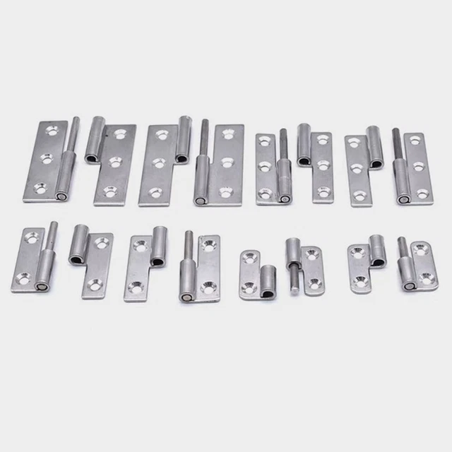 Charnières de porte robustes en acier inoxydable 6 pièces design de levage de