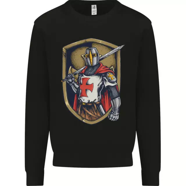 Knights Templar England St Georges Day Mens Sweatshirt Jumper
