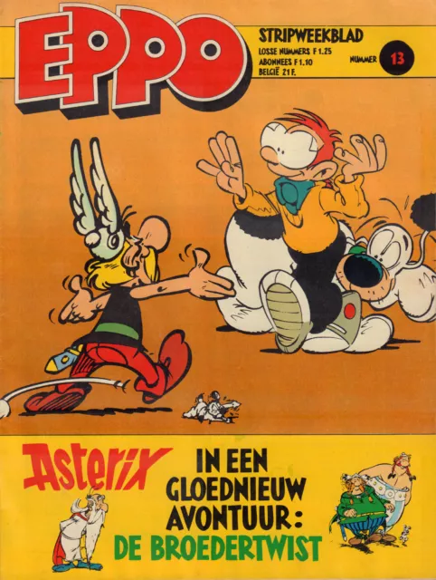 STRIPWEEKBLAD EPPO 1980 nr. 13 - ASTERIX (COVER)/STORM/LUCKY LUKE/ROEL DIJKSTRA