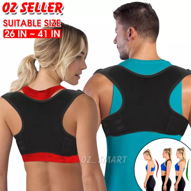 Posture Clavicle Support Corrector Back Straight Shoulders Brace Strap Correct