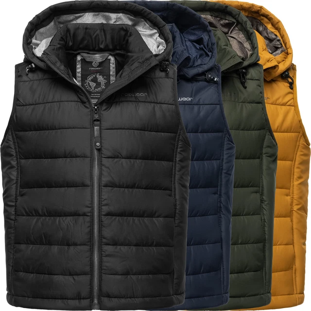 Ragwear Bambini Ragazzi Giacca Gilet Trapuntato Caldo Foderato Vitek