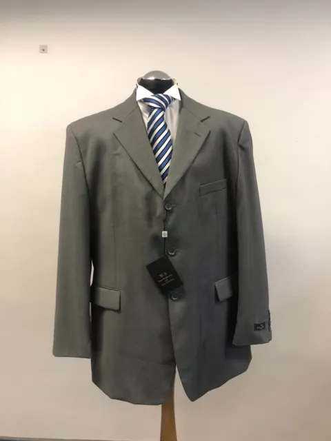 Willerby Smith Suit Jacket/Blazer Grey 50R Bnwt