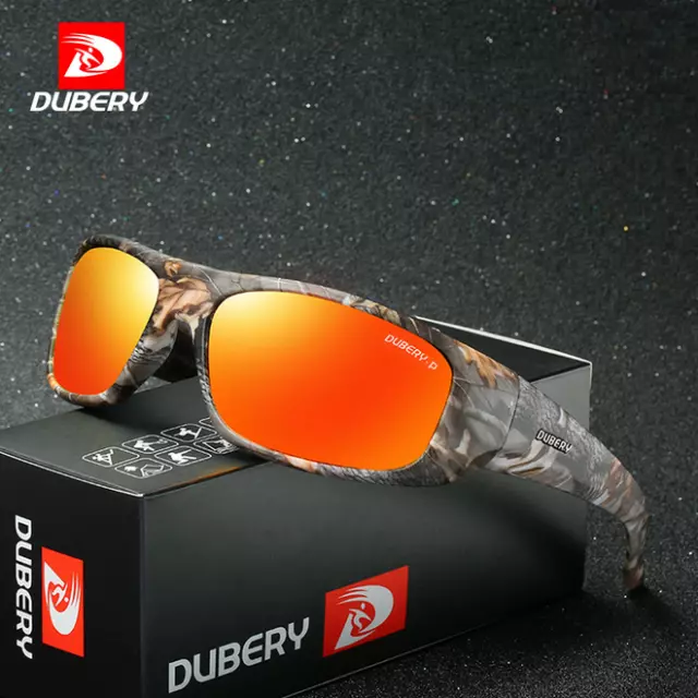 DUBERY Men Sport Polarized Sunglasses Outdoor Driving Fishing UV400 Glasses New