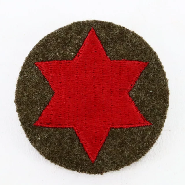 Pre WWII US Army 6th Infantry Patch Variation #21    A
