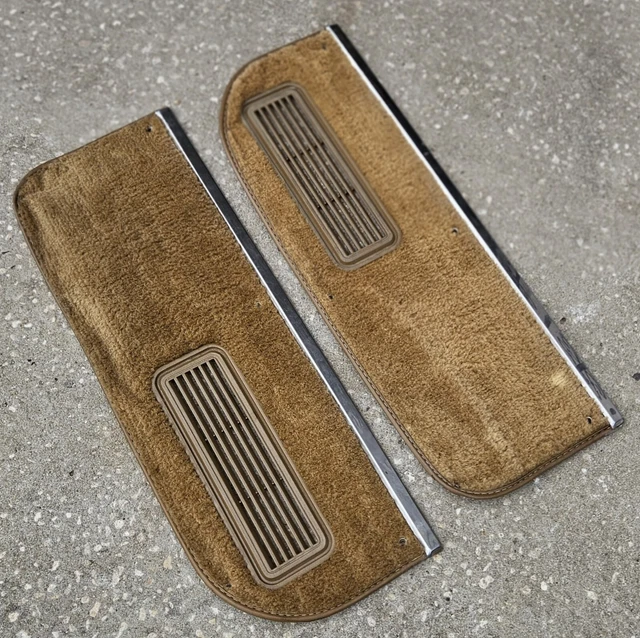 OEM 1981-1991 Chevy GMC Crew Cab Suburban RH & LH Rear Tan Lower Door Panel Set