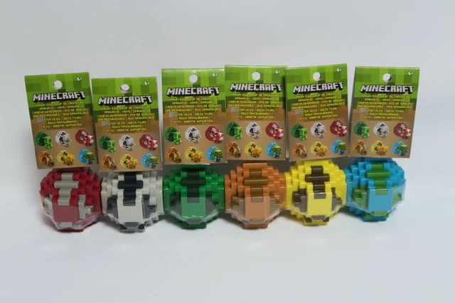 MINECRAFT SPAWN EGG figure ASSORTMENT Creeper, Skeleton, Rabbit, Ocelot