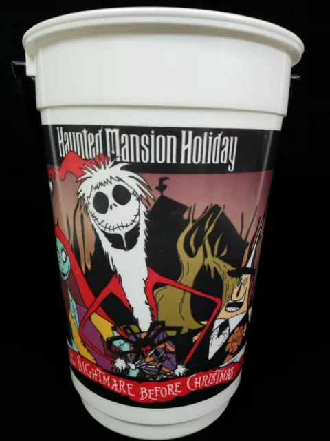 2002 Disneyland Haunted Mansion Nightmare Before Christmas Popcorn Tub Bucket