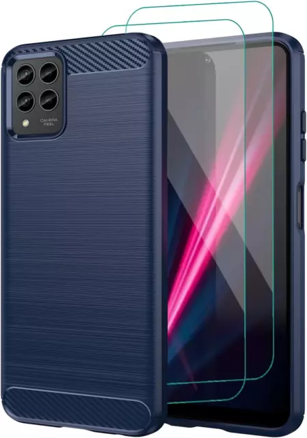 Funda T-mobile Revvl 6 Pro 5g con protector de pantalla 2 unidades Revvl 6 Pro5g