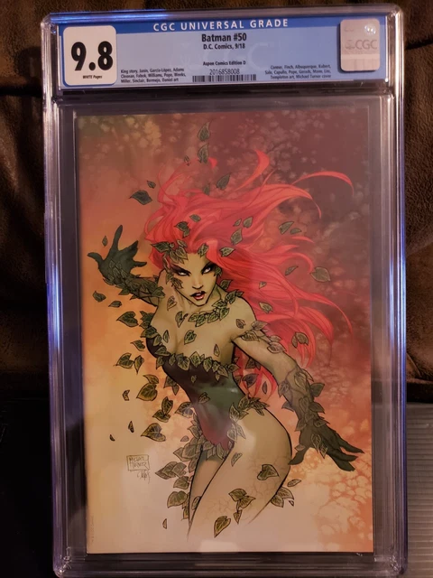 Batman #50 Poison Ivy Aspen Ed. D Michael Turner 1/1000 virgin variant CGC 9.8