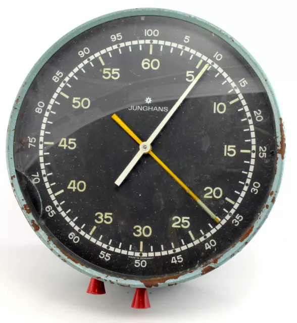 Temporizador de proceso de reloj de pared para cuarto oscuro Junghans - segundos/minutos mecánicos
