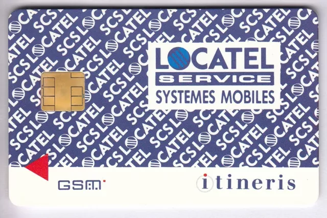 Telecarte Gsm Sim Collector .. France Itineris Locatel Specimen Chip/Puce Neuve