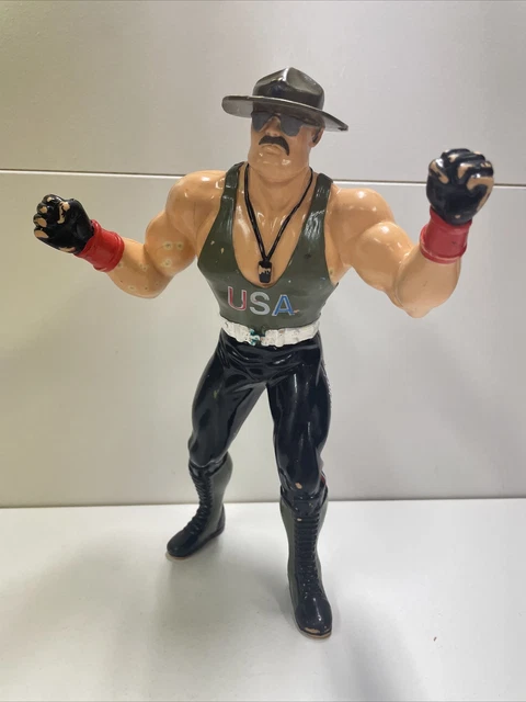 VTG 1987 Hasbro Sgt. Slaughter GI Joe LJN Mail Away Figure WWF Original Paint