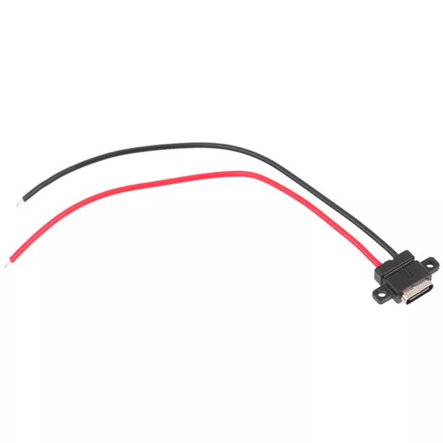 Porta presa USB C impermeabile TypeC 2 pin con interfaccia di ricarica foro vite_