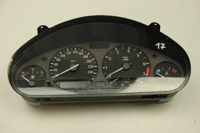 BMW Instrument Cluster Tachometer E36 Speedometer 240kmh Tachometer BMW Instrument Cluster Tachometer E36 Speedometer 240kmh Tachometer