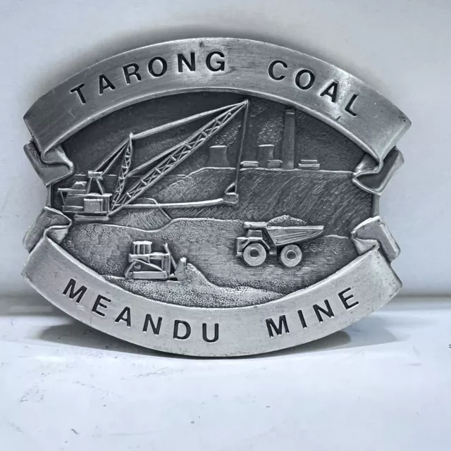 Vintage Belt Buckle Tarong Coal Meandu Mine Bladon Australia