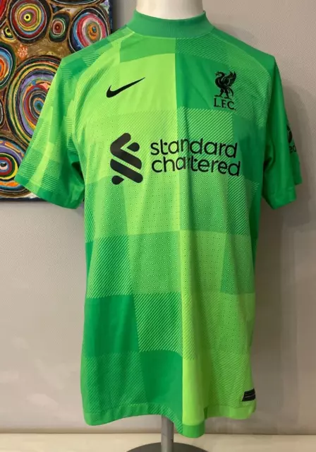 NIKE LIVERPOOL HOME Goalkeeper Shirt Men s Size Large Green Strike DB2559 330 24.99 PicClick UK