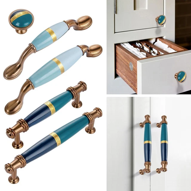 Furniture Hardware Cupboard Wardrobe Cabinet Pulls Door Handle Drawer Knobs
