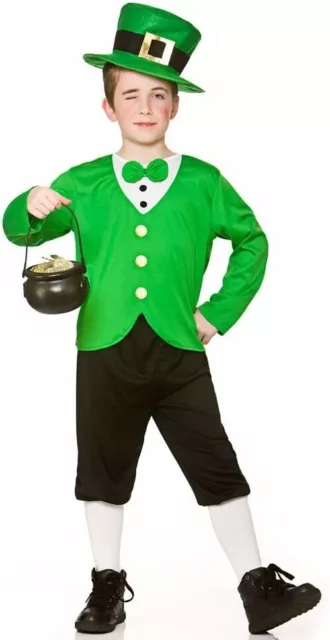 Wicked Funny Leprechaun Boy Child Kids St Patrick's Day Fancy Dress Costume