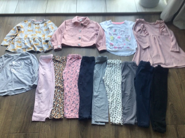 Girls Clothes Bundle Dresses, JACKET Leggings Tops age 3-4 years NEXT  , TU 21