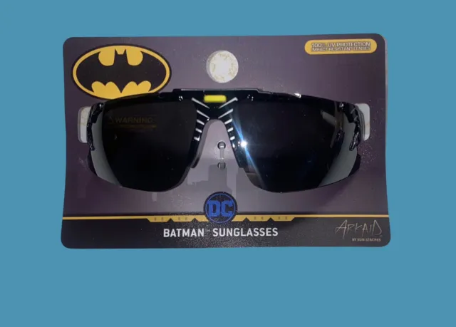 Bat Man .Wraparound Sunglasses For Children. 100% UV Prot